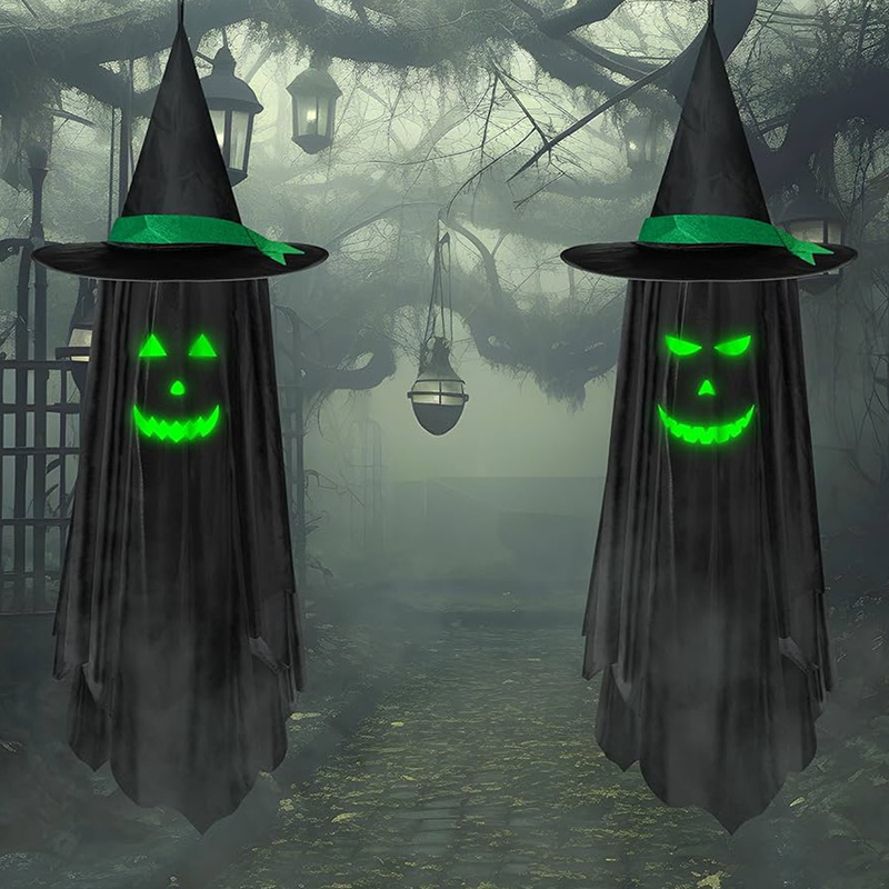Guirlande de Chapeaux de Sorcière Lumineux